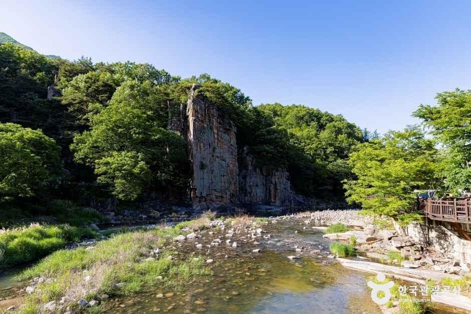사인암 — 단양 선암계곡·죽령·충주호